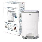 Dekor Classic Hands-Free Diaper Pail - White
