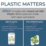 Dekor Classic Hands-Free Diaper Pail - White