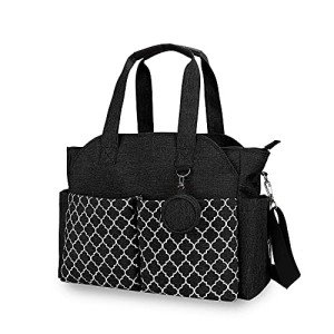 Multi-Function Diaper Bag Tote with Changing Station