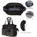 Multi-Function Diaper Bag Tote with Changing Station