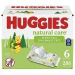Huggies Natural Care Unscented Baby Wipes, 288 Count