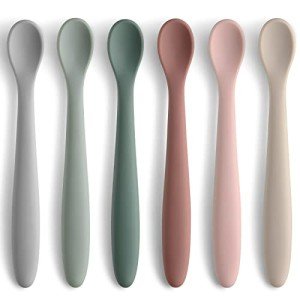 Soft Silicone Feeding Spoons Set for Infants