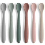 Soft Silicone Feeding Spoons Set for Infants