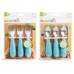 Colorful 6-Piece Toddler Forks and Spoons Set
