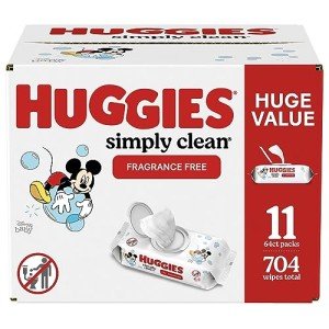 Huggies Simply Clean Unscented Baby Wipes 704 Count