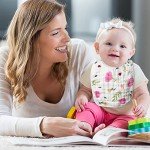 6-Pack Muslin Cotton Baby Bibs - Adjustable & Absorbent