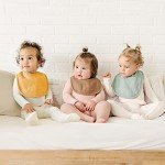 Muslin Baby Bandana Bibs - 8 Pack Set