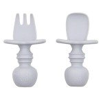 Bumpkins Silicone Weaning Fork and Spoon Set