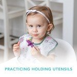 Bumpkins Silicone Weaning Fork and Spoon Set