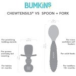 Bumpkins Silicone Weaning Fork and Spoon Set
