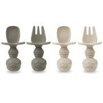 PandaEar Silicone Baby Feeding Set - 2 Pack