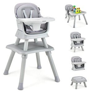 8-in-1 Convertible Baby High Chair and Booster