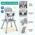 8-in-1 Convertible Baby High Chair and Booster