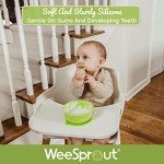 WeeSprout Silicone Baby Spoons - 3 Pack