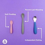 WeeSprout Silicone Baby Spoons - 3 Pack