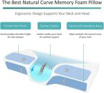 Ergonomic Cervical Memory Foam Neck Pillow