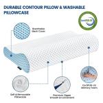 Ergonomic Memory Foam Neck Pillow for Comfort