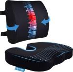 Memory Foam Seat Cushion and Lumbar Support Pillow