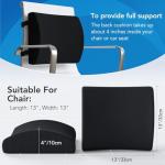 Memory Foam Seat Cushion and Lumbar Support Pillow