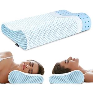 Ergonomic Memory Foam Bed Pillow for Neck Support