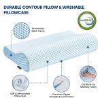 Ergonomic Memory Foam Bed Pillow for Neck Support