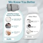 Memory Foam Contour Neck Pillow for Pain Relief