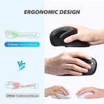iClever Ergonomic Vertical Wireless Mouse - 4 DPI