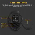 Ergonomic Wireless Mouse with USB Receiver, 1600 DPI