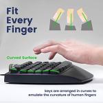 Perixx PERIBOARD 512 Ergonomic USB Keyboard, Black