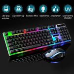 Ergonomic RGB Gaming Keyboard and Mouse Combo