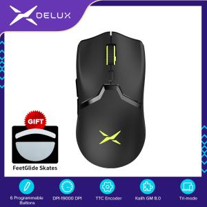 Delux M800PRO RGB Wireless Ergonomic Gaming Mouse