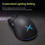 Delux M800PRO RGB Wireless Ergonomic Gaming Mouse