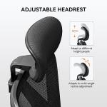Ergonomic Office Chair with Adjustable Headrest and Armrests