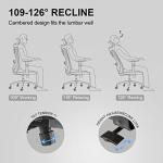 Ergonomic Office Chair with Adjustable Headrest and Armrests