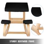 Ergonomic Kneeling Chair with Cushion and Rocking Base