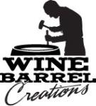 Oak Wine Barrel Stemware and Bottle Holder