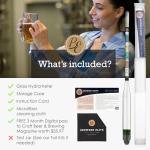Brewer's Elite Hydrometer for Beer, Wine, Mead, Kombucha