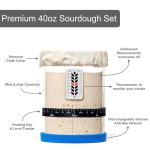 Blue Premium Sourdough Starter Kit with Accessories