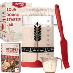 Sourdough Starter Kit with Recipe Book and Tools