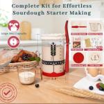 Sourdough Starter Kit with Recipe Book and Tools