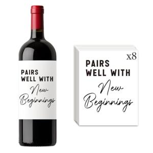 Wine Labels for Beginners - 8 Piece Set