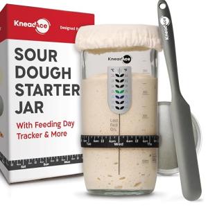 Sourdough Starter Kit with Feeding Band & Thermometer