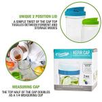 Mason Jar Kefir Lid and Fermentation Starter Kit