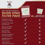 Buon Vino Super Jet Wine Filter Pads 3-Pack