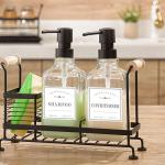 Minimalistische Bad-Flaschenetiketten, wasserdicht, 12er Set