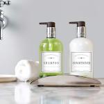 Minimalistische Bad-Flaschenetiketten, wasserdicht, 12er Set