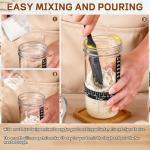 Sourdough Starter Kit with Glass Jar & Tools