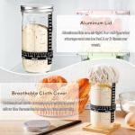 Sourdough Starter Kit with Glass Jar & Tools
