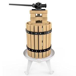 Wooden Apple Press for Wine and Juicing, 1.6 Gallon