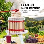 VEVOR Manual Grape Wine Press with Beech Wood